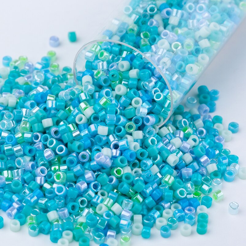 Soather miyuki 11/0 seedbeads delica glasperler japanske kvinder armbånd perle til håndværk festkjole laver 3g ca. 600 stk.: Dbmix 60