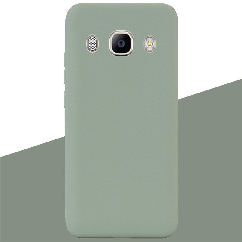 For Samsung J7 Case Soft Silicone Back Case For Samsung J7 TPU Phone Case For Samsung Galaxy J7 Cover Coque Funda: 8 Bean Green