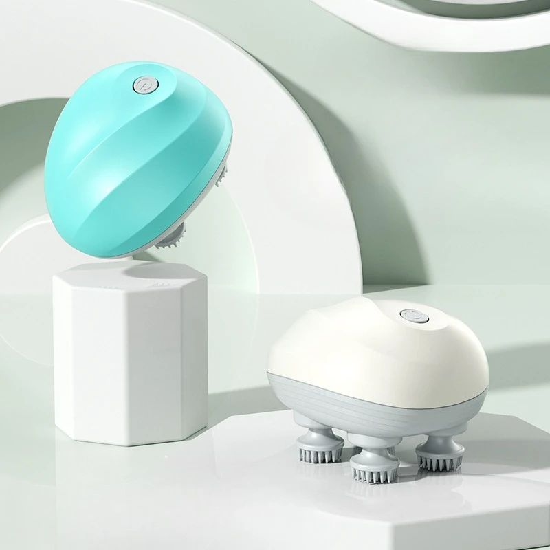 Electric Scalp Head Massager Red Light Therapy Antistress Relax Body Massage Remove Muscle Tension Tiredness Massageador Tool