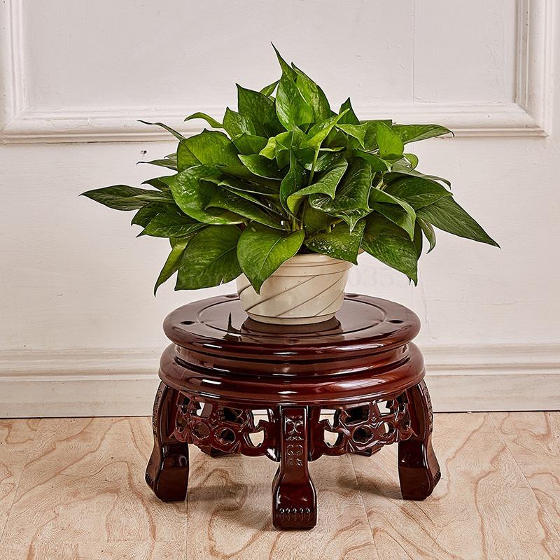 Flower stand plastic multi-layer pot rack single antique living room balcony indoor floor storage shelf
