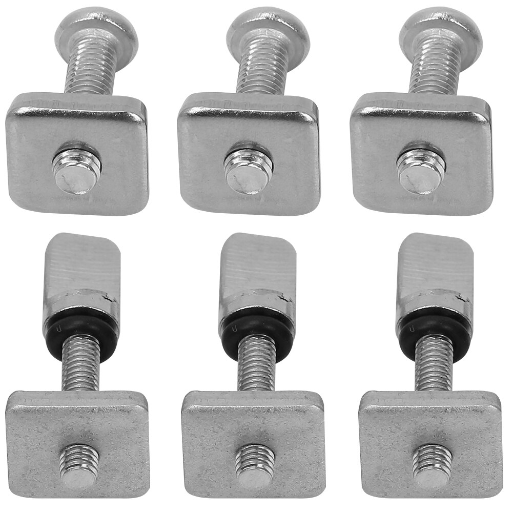 Surfboard Tail Fin Screw M4/M5 Surf Fin Nails Bolt Screws 19mm Longboard Sliding Fin Screw Single Fin Screw and Plate Surf Screw