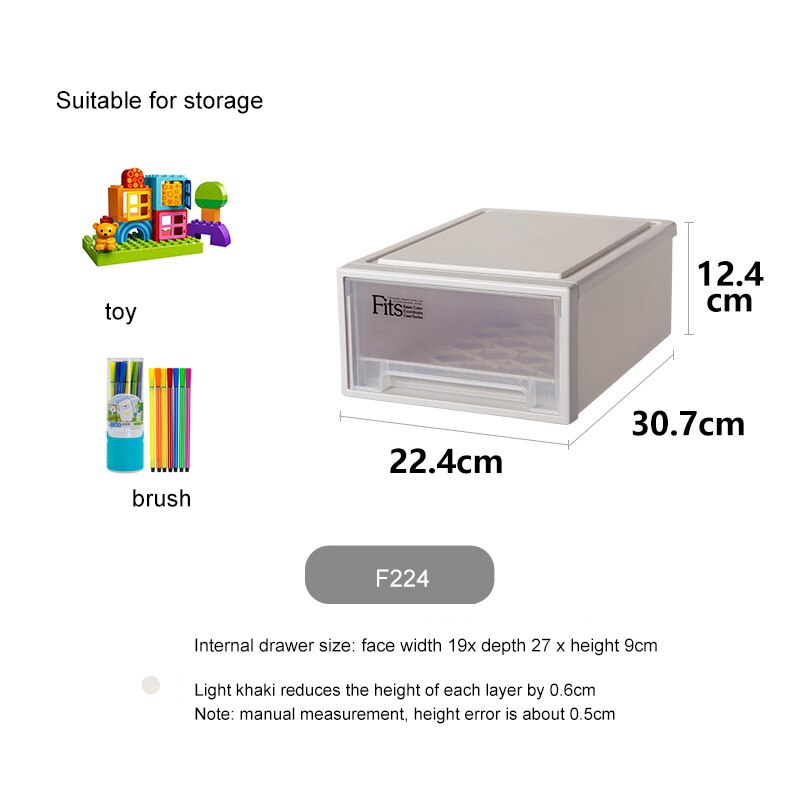 1Pcs Plastic Beha Ondergoed Organizer Hoge Capaciteit Thuis Opbergdoos Lade Closet Organizer Voor Sjaals Sokken: large