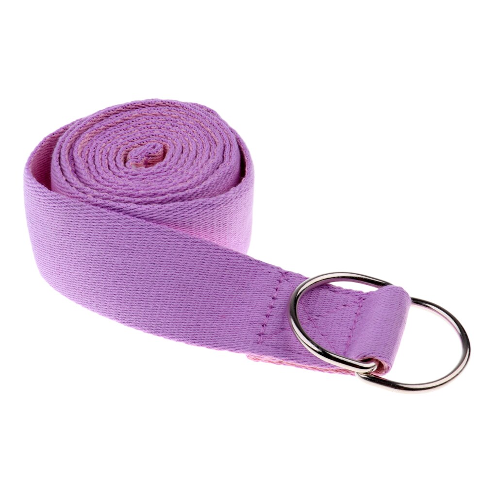 Correa de Yoga para ejercicio físico, anillo en D ajustable de 183cm para estiramiento, flexibilidad y entrenamiento físico para mujeres y hombres