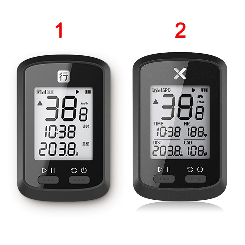 Cykelcomputer gps trådløs hastighedsmåler pulsmåler vandtæt mtb racercykel speedometerbhd 2