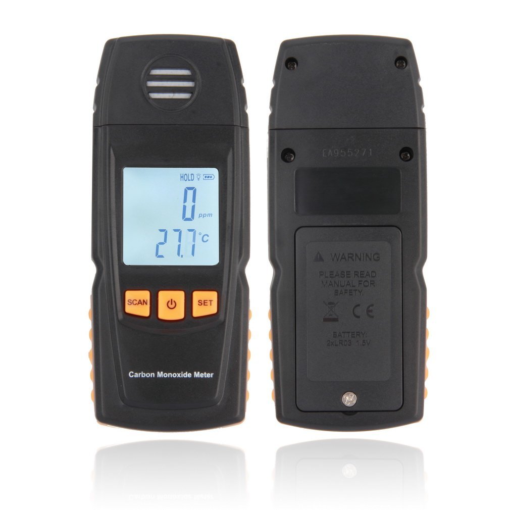 Hand-held slimme sensor draagbare CO Gas Detector LCD Digitale Koolmonoxide Handheld Meter CO Gas Tester Detector Meter