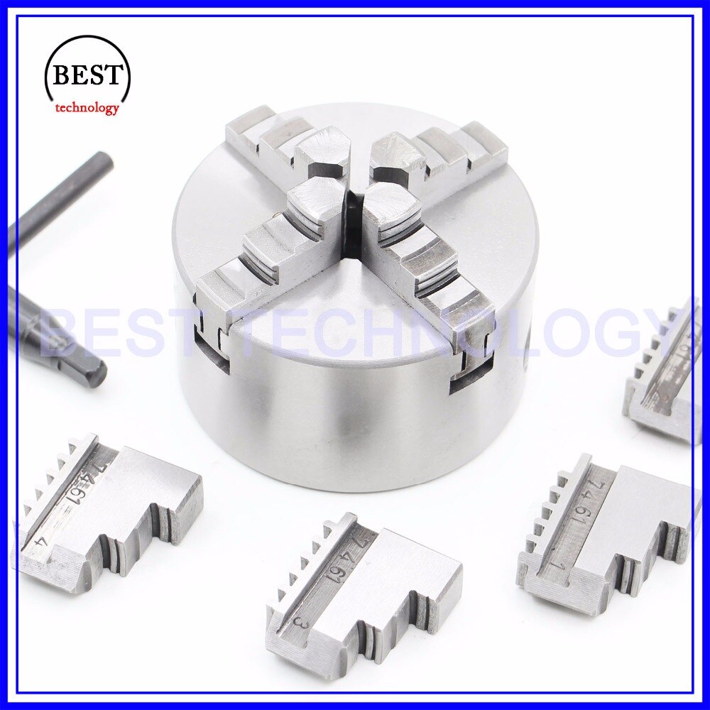 100mm 4 jaw Chuck self-centering manual chuck four jaw K12-100 for CNC Engraving Milling machine ,CNC Lathe Machine!