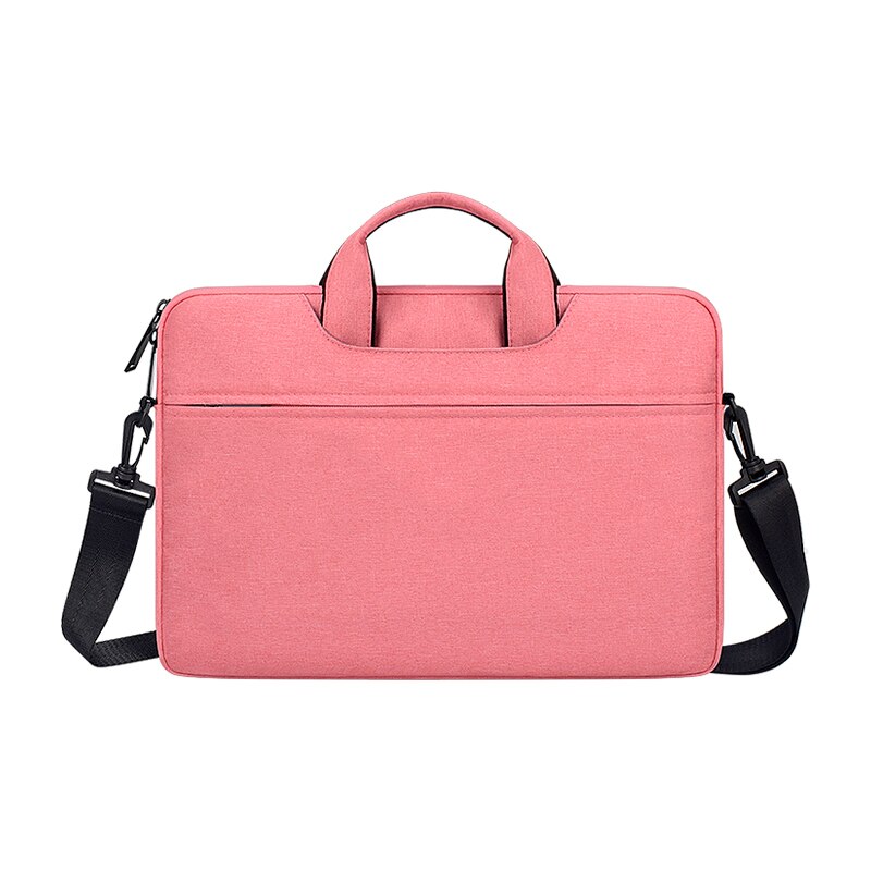 Laptop Messenger Bag Waterproof Notebook Shoulder Bag Laptop Sleeve Bag for Macbook Laptop Briefcase for DELL HP Xiaomi: Pink / 14.1 inch