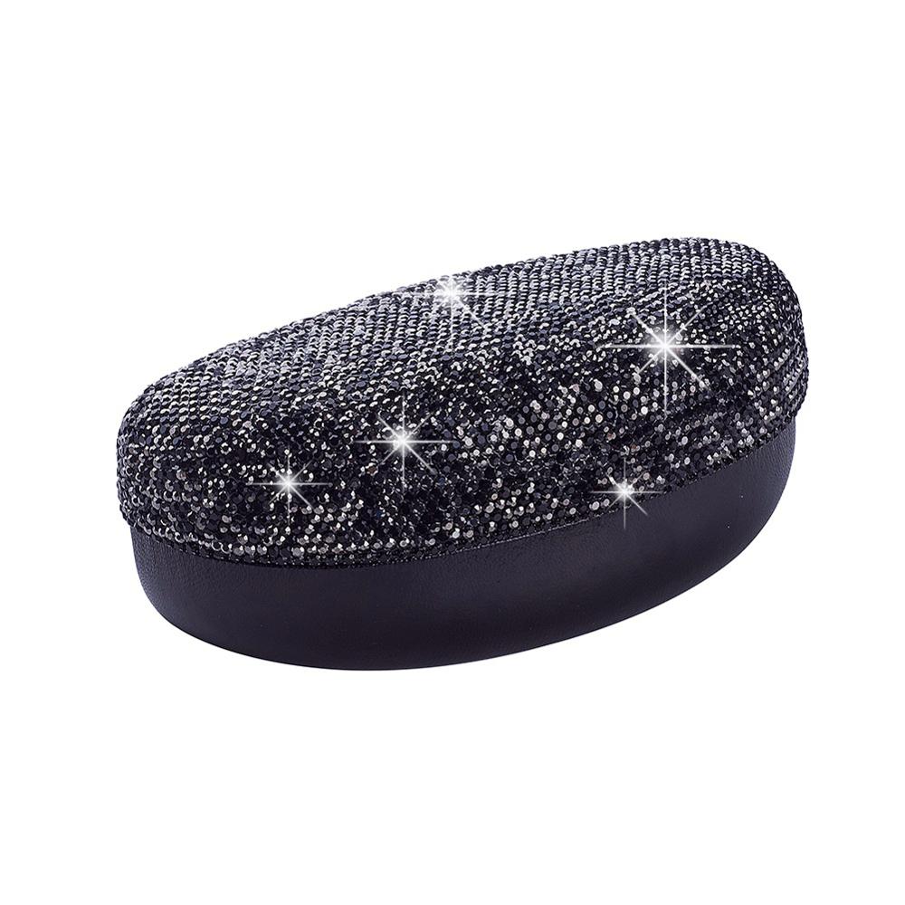 Bling bling strass portátil óculos de sol caso caixa olhos caixa titular mais cores para a escolha