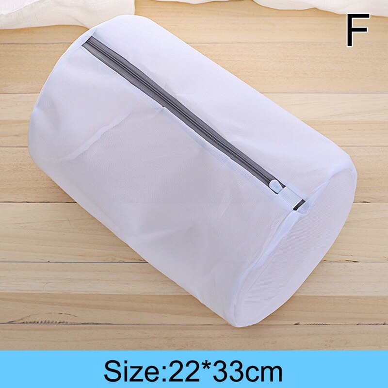 Mesh Waszak Wasmachine Mesh Beha Zak Polyester Grof Mesh Wasmand Vuile Kleren Organisator Waszak: Cylinder 22x33