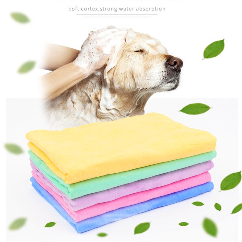 Handtuch Für Hunde Super saugfähig Schlecht Für Hunde Mikrofaser Schlecht Handtücher Trommel Tragbare Schnell Trocknende Katze Handtuch Haustier liefert