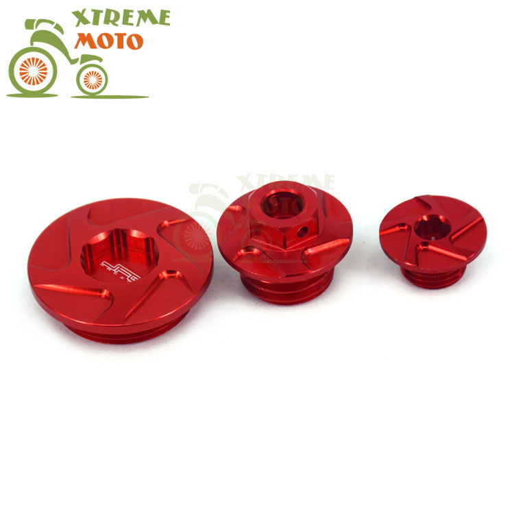 Billet Engine Timing Oil Plug Set For Honda CRF150R CRF250R CRF450R CRF450X