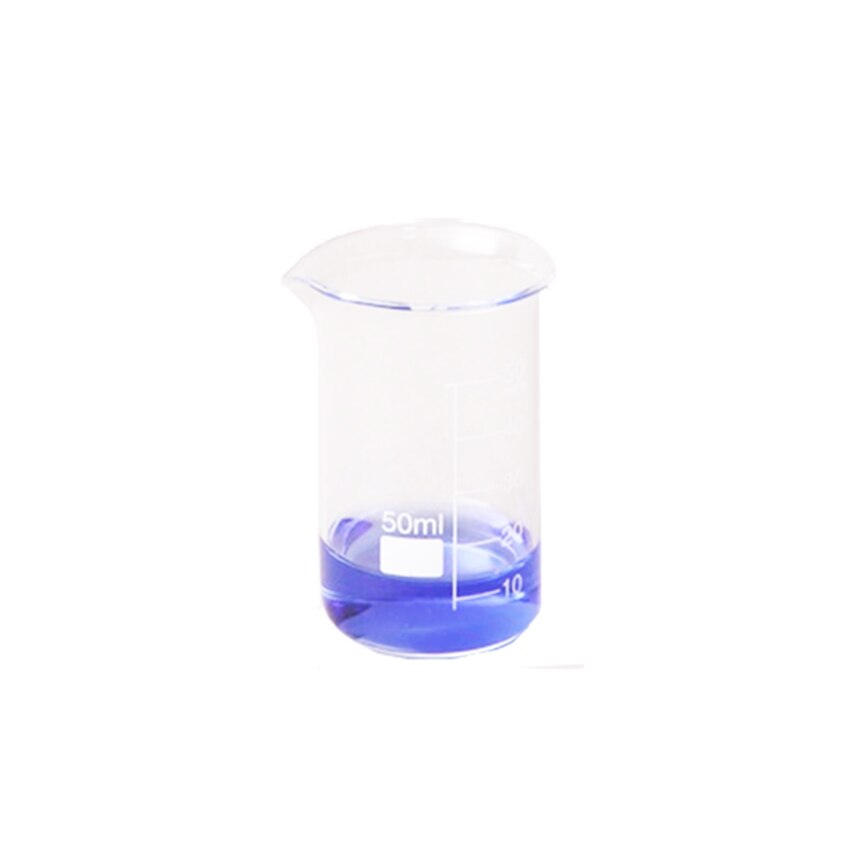 Bécher en verre de laboratoire chimique de borosilicate de verre de forme basse de 500 ml