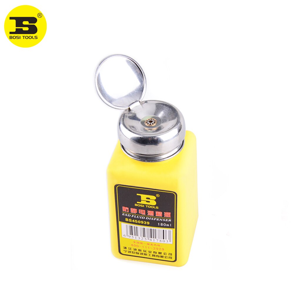 Bosi 180ml dissipatieve esd beschermende fles alcohol fles