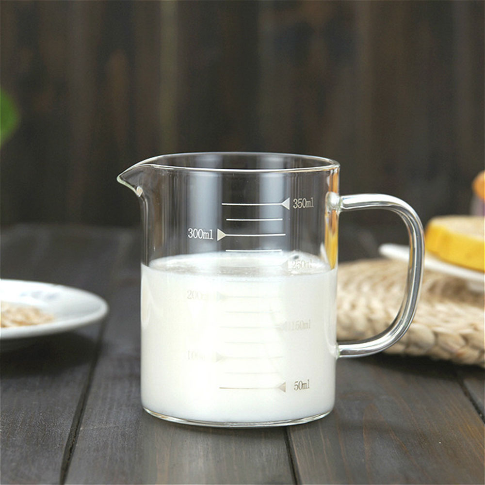 Meting Jug Hoge Borosilicaatglas Bakken Tool Dranken Melk Glas Cup Duurzaam 350 Ml/500 Ml Keuken Bar Creatieve vloeibare Bier