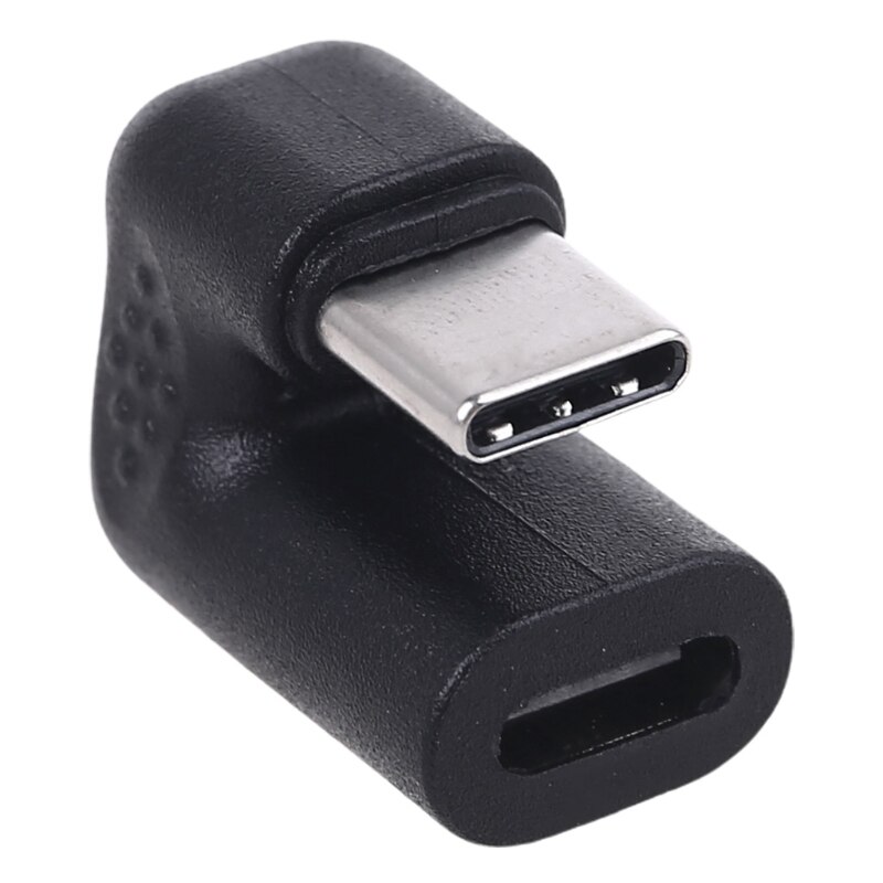 Right Angle 90 Degree USB 3.1 Type C Male to Female USB C Converter Adapter for Cellphone Tablet Laptop USB C Charger X6HB