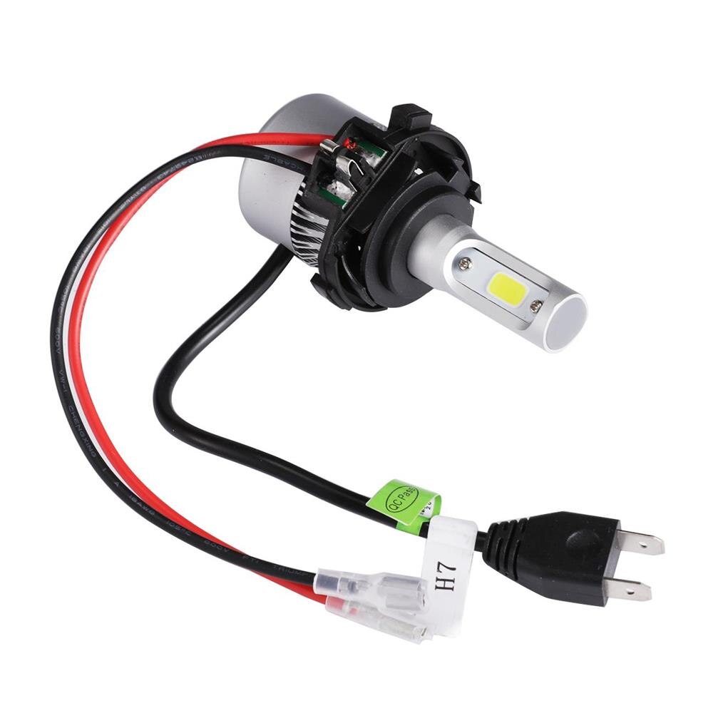 Partol H7 LED Base Holders Headlights Bulbs Adapter Sockets Car LED Headlamp Clip Retainer Adaptor Kit for VW Golf MK7