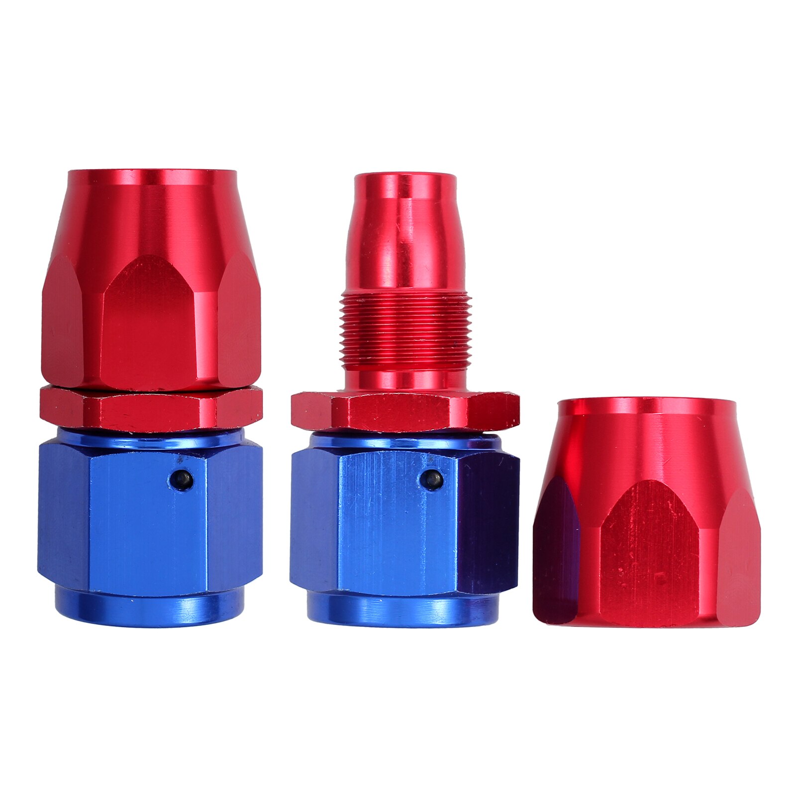 AUTOUTLET 2PCS for AN -10 (AN10 AN 10) STRAIGHT for Fast Flow Hose Fitting Fast Flow Oil Fuel Hose Fitting Adaptor