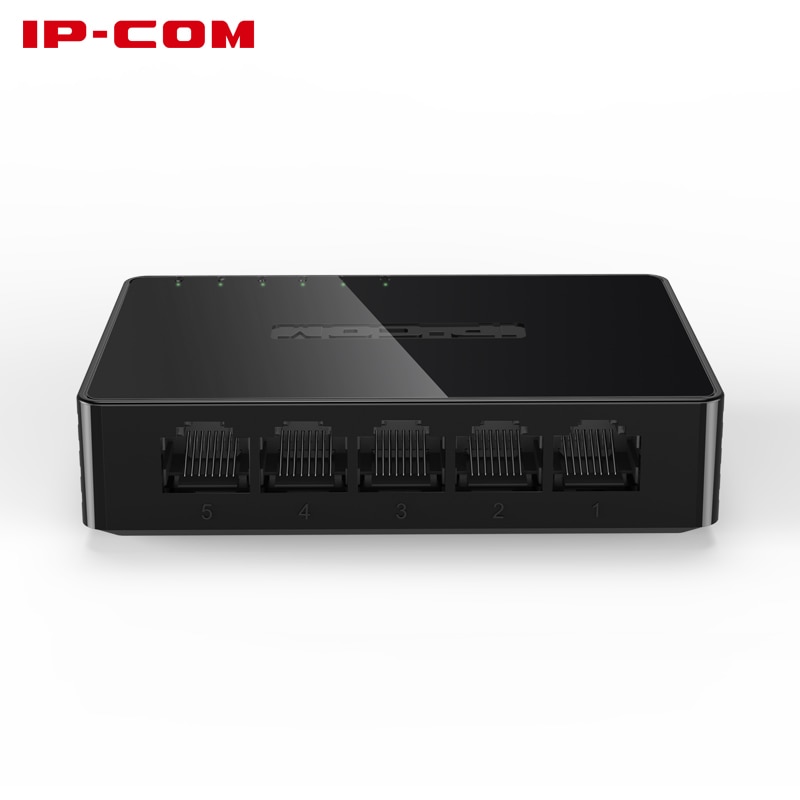 IP-COM G1005-S Mini 5 Port Gigabit Ethernet Switch RJ45 Ports 10/100/1000M Gigabit Ethernet Switch Auto MDI/MDIX Plug And Play