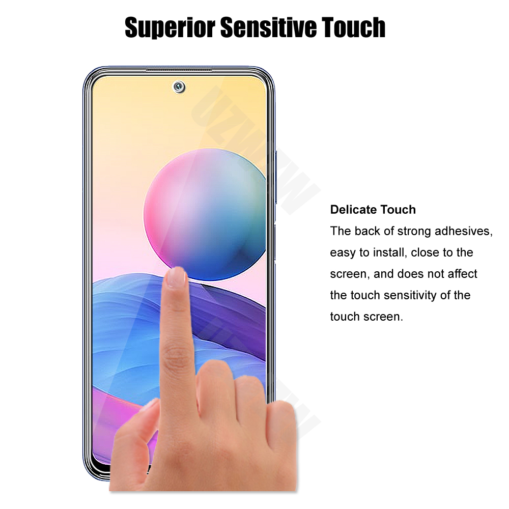 For Xiaomi Redmi Note 10 (5g) Camera Lens Film and Phone Protective Tempered Glass Screen Protector