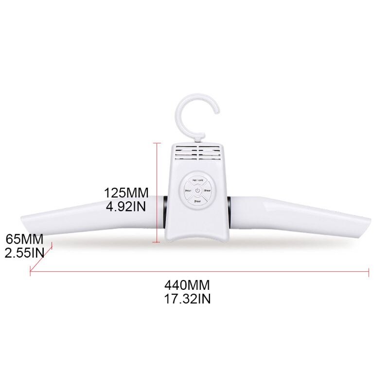 US/EU Plug Electric Drying Rack Smart Hang Clothes Dryer Portable Travel Hanger