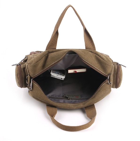 MANJIANGHONG Mannen Canvas Tas mannelijke Crossbody Tas Canvas Schouder Messenger Bags mannen Handtas zakelijke Tote Aktetas
