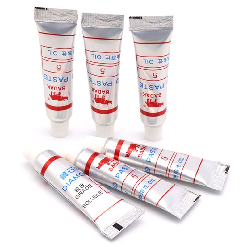 12pcs Diamond Polishing Lapping Paste Compound Syringes W0.5 ~40 Micron Abrasive P82D