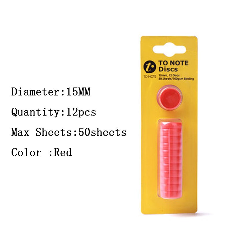 T Mushroom Hole Disc Binding Loose-Leaf Puncher Adjustable 12-Hole Punch Disc Bound Notebook Crafts and Scrapbooking Punchers: 5