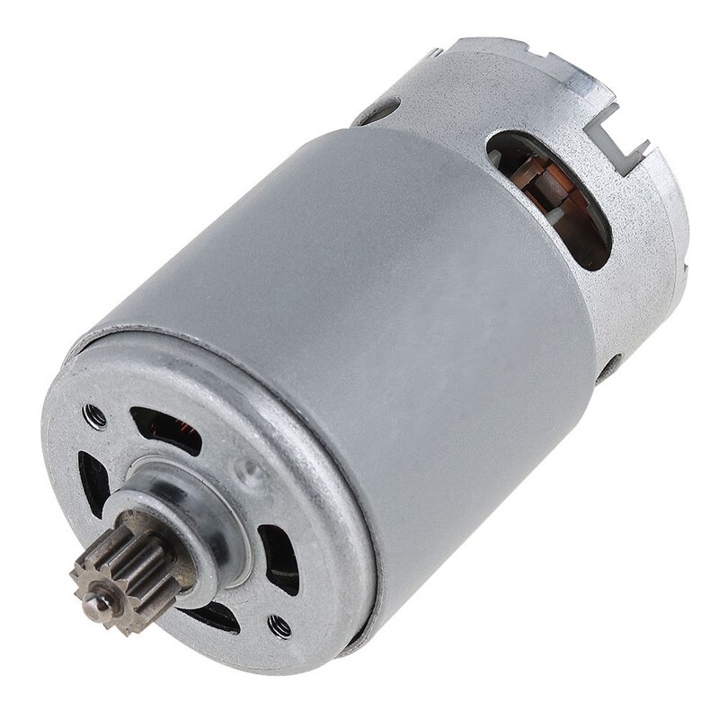 RS550 19500 RPM DC Motor- mit zwei-Geschwindigkeit 11 Zähne und hoch Drehmoment Ausrüstung Kasten Pro elektrisch Bohren/Schraubendreher: Weiß