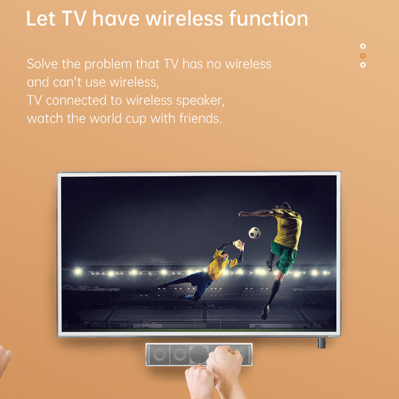 B12 USB Bluetooth 5.0 Receiver Transmitter Wireless Music Audio Dongle Adapter Hands-Free for PC Speaker Mouse Laptop