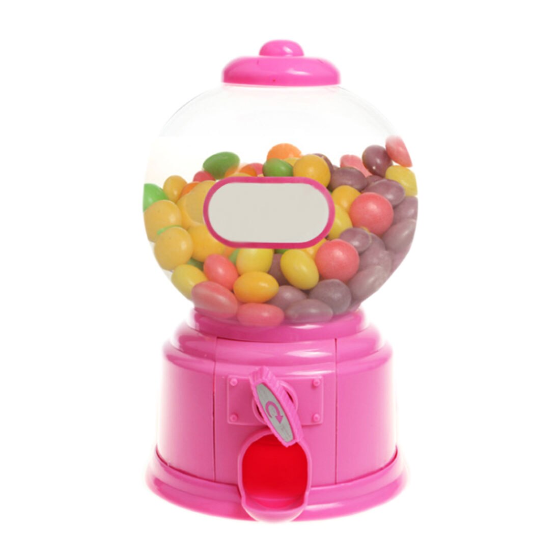 Mini snoepautomaat, schattige snoepjes, bubble gumball dispenser, spaarpot, speelgoed voor kinderen, snacks, opbergdoos, schattige snoepjes: Roze