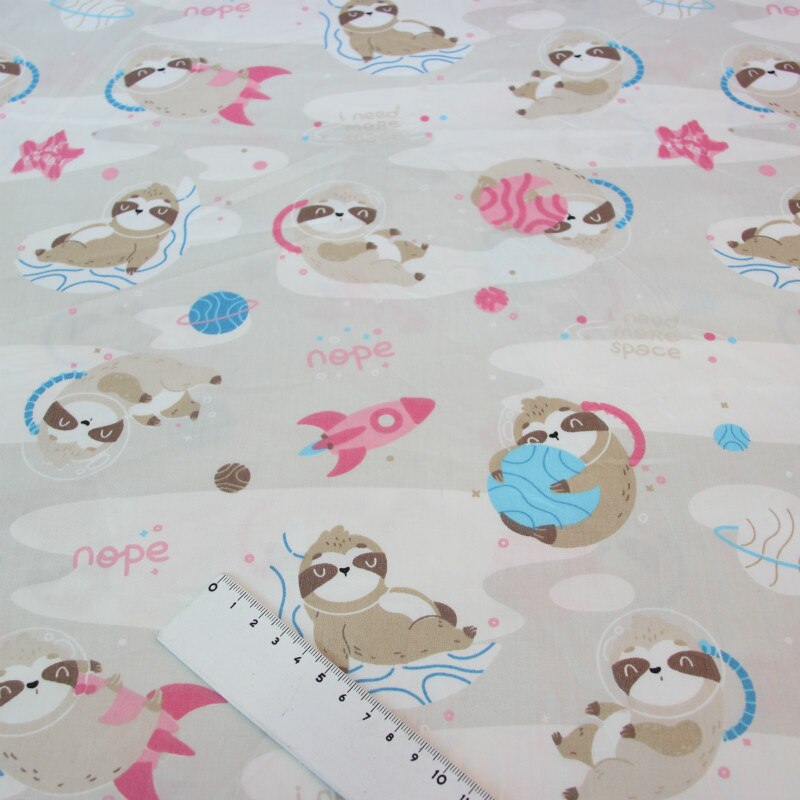 Tissu en coton de dessin animé pour enfants, patchwork en coton, matériel de couture et de matelassage pour bébés et enfants