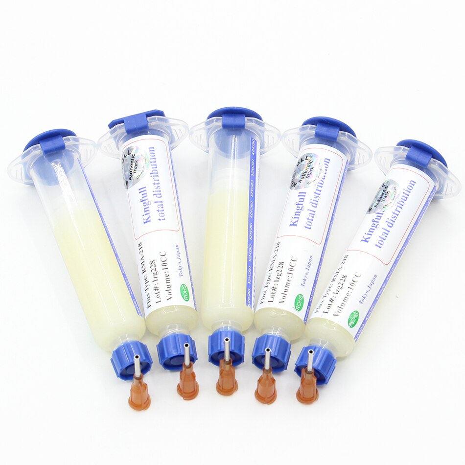 KINGBO RMA-218 10cc Solder Flux No-clean with free needle