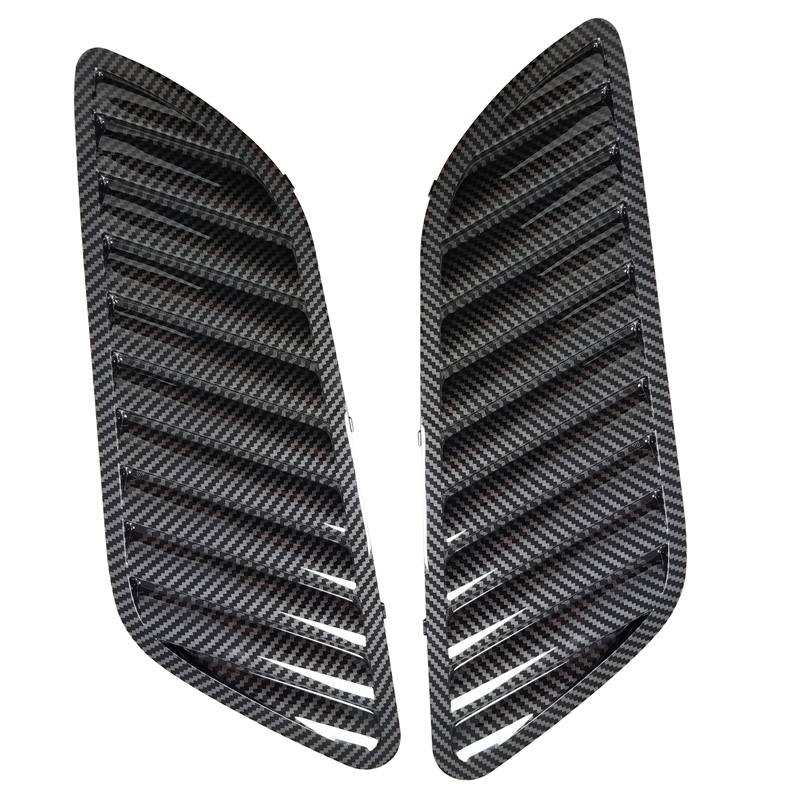 Copertura del cofano della griglia anteriore dell&#39;automobile, copertura del coperchio dello sfiato della presa d&#39;aria della griglia del cofano in fibra di carbonio per-BMW E90 E91 E92 F30 E46 DTM Style