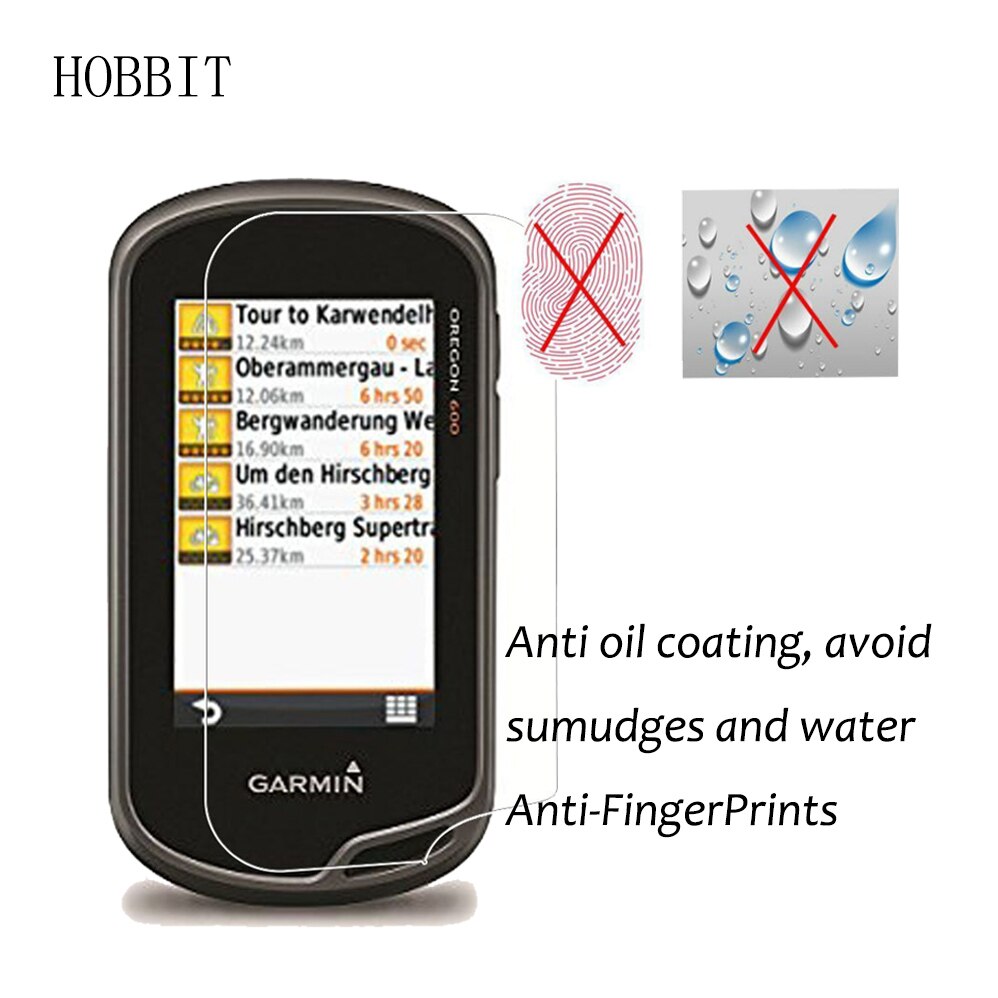 3Pack For Garmin Oregon 600 600T 650 650T 680 Touchscreen Handheld GPSExplosion-proof Screen Protector Clear Anti-shock Film