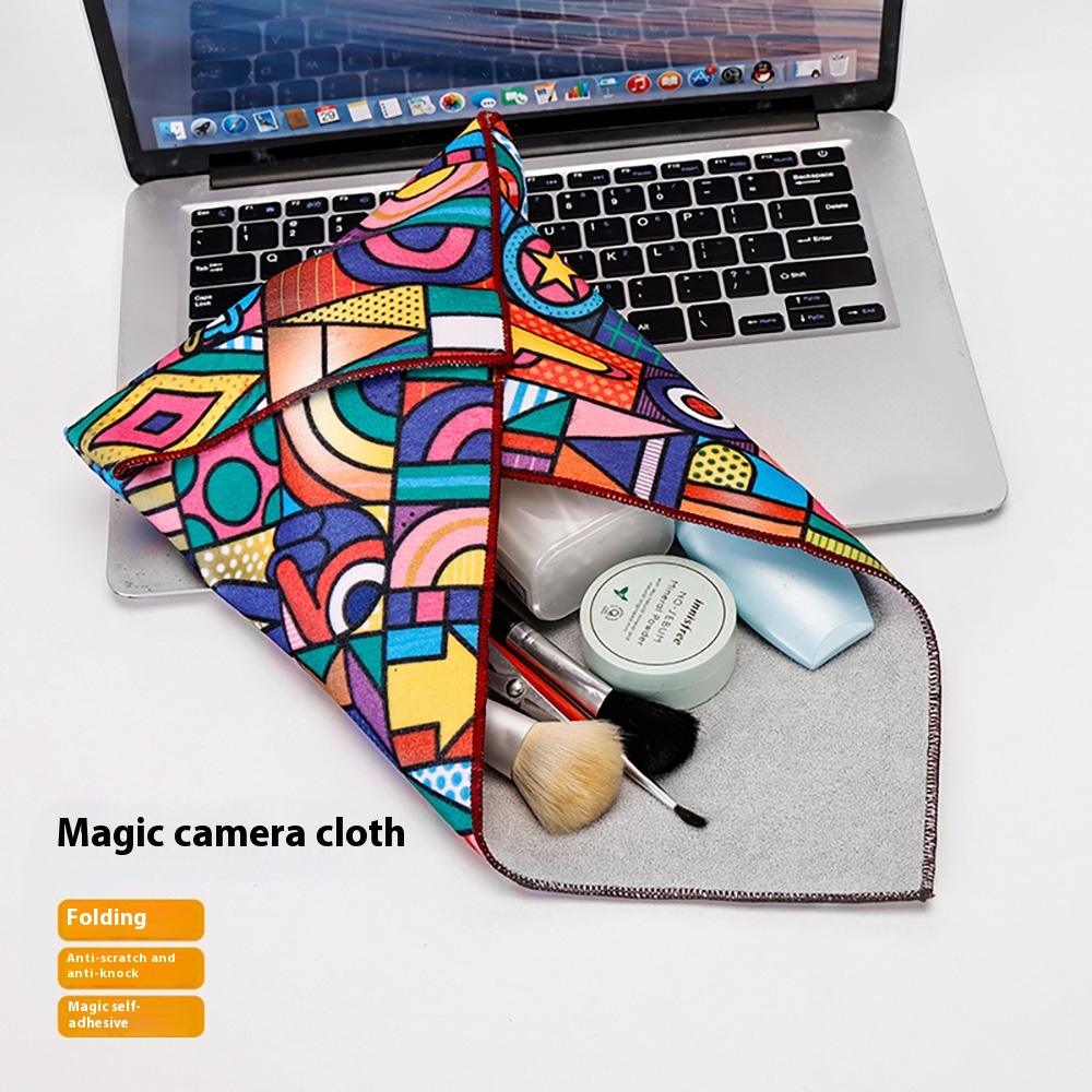 Camera Cover Protective Wrap Cloth Magic Folding Cloth SLR Lens Protector Case Wrapping Storage photographinner Bag