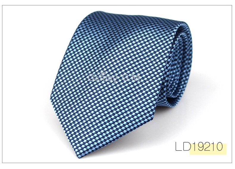 Männer Krawatten für Geschäft Formale Hochzeit Krawatte für Männer 8cm Streifen Punkte Krawatte Anzüge Krawatte Jacquard Krawatte: LD19210