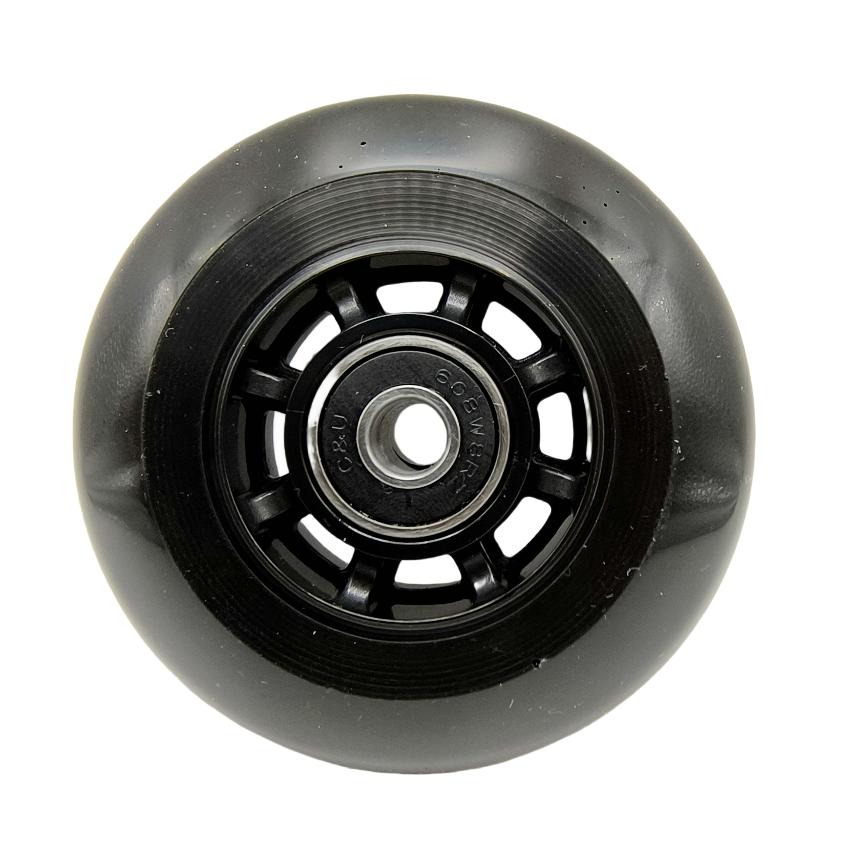Rollschuhrad schwarz 85A 80mm 76mm FSK-Rad Inline-Rolle 80x24mm