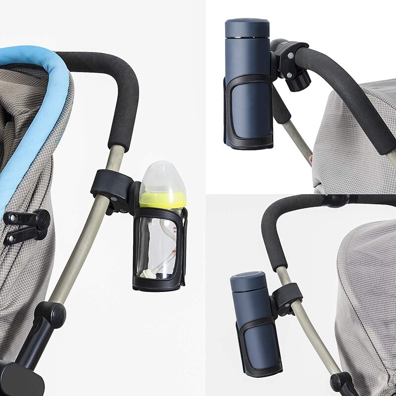 2 Packs Bike Cup Stroller Bottle Holders Universal 360 Degrees Rotation Drink Holder for Baby Stroller Pushchair Bicycle Wheelch