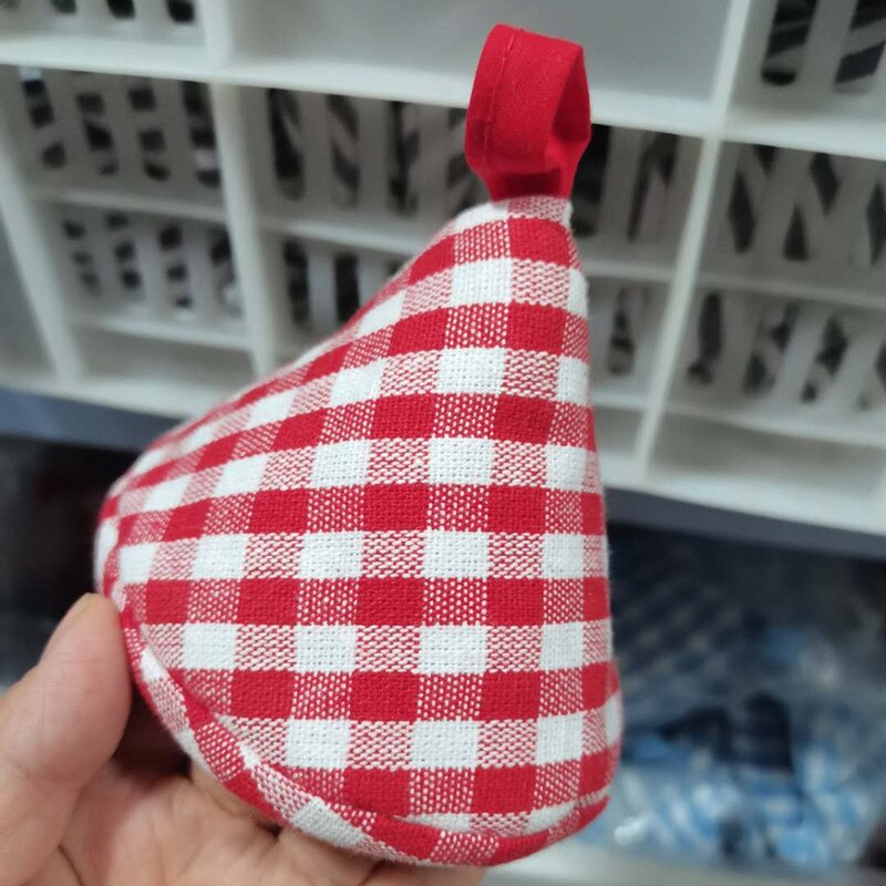 Kitchen Gloves While Cooking Protect Hands Non-Slip Heat Resistant Kitchen Accessories For Pot Holder XHC88: red plaid