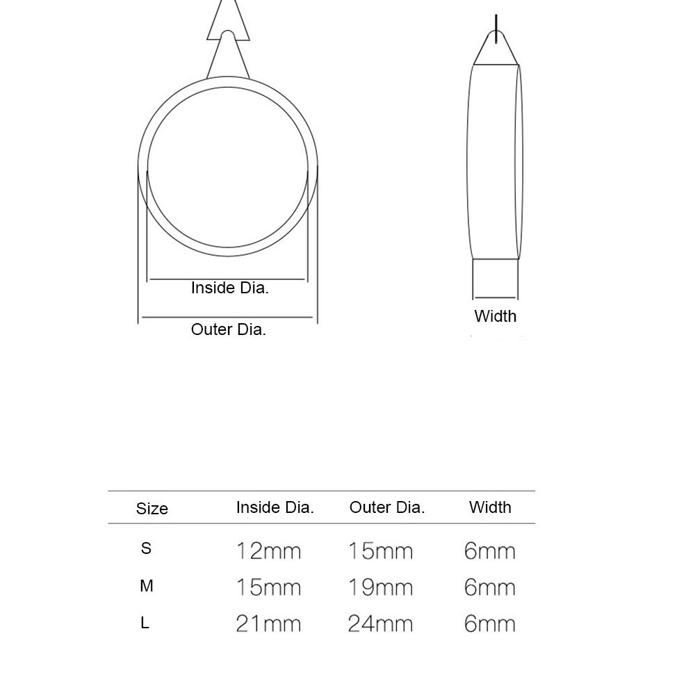 1Set Fishing Hook Keeper Lure Bait Holder with 3 Rubber Rings for Fishing Rod Fishing Gear Portable Accessories Fixed Bait