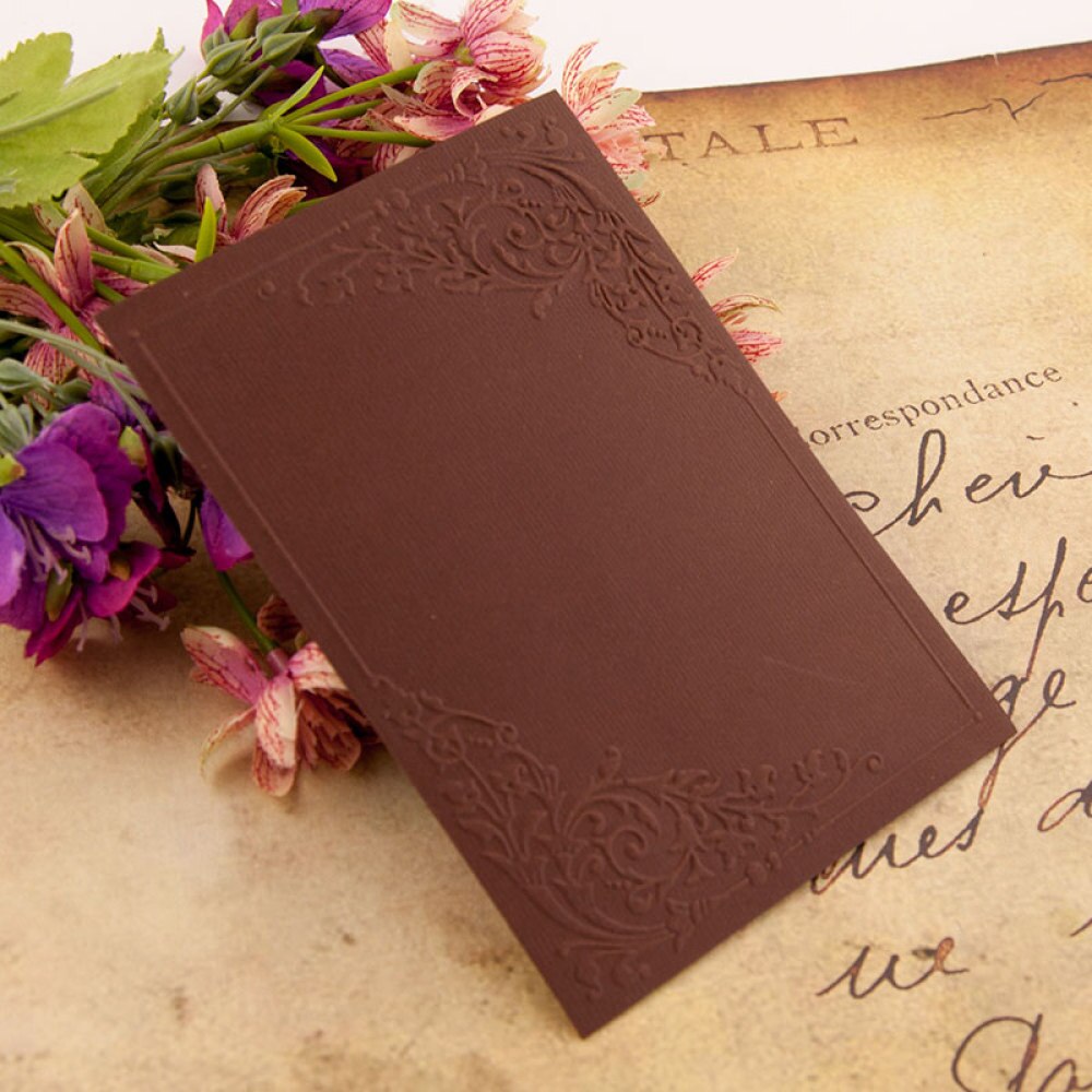Flower Lace Template Rectangle Craft Card Making Paper Card Album Wedding Decoration Embossing Folders