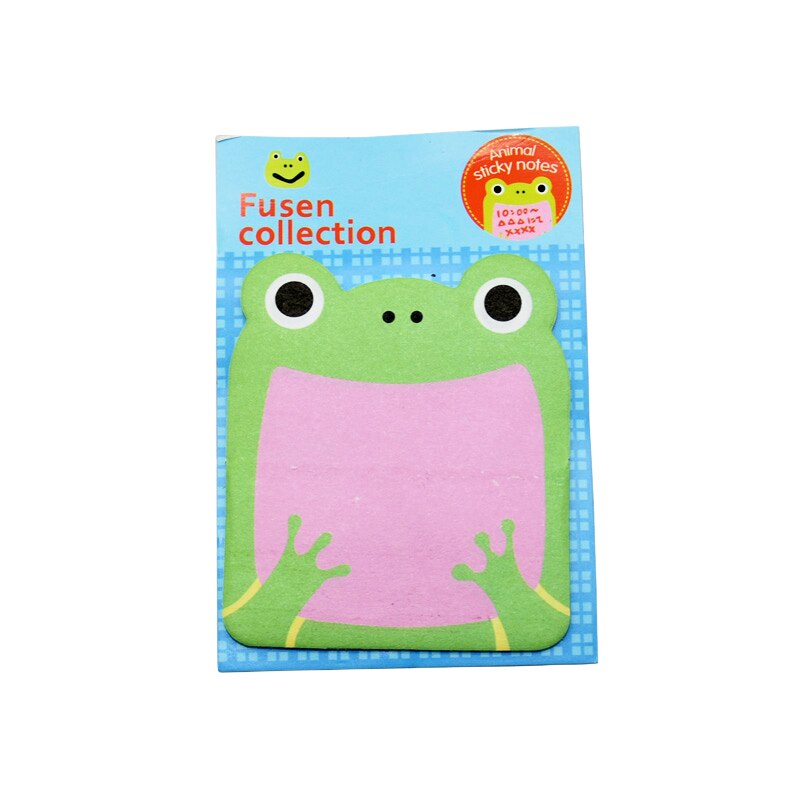 8 Stks/partij Leuke Panda Zelfklevende Memo Pad Cartoon Dier Papier Post Het Sticky Notes Bladwijzer Briefpapier Post -It Notes: Paars