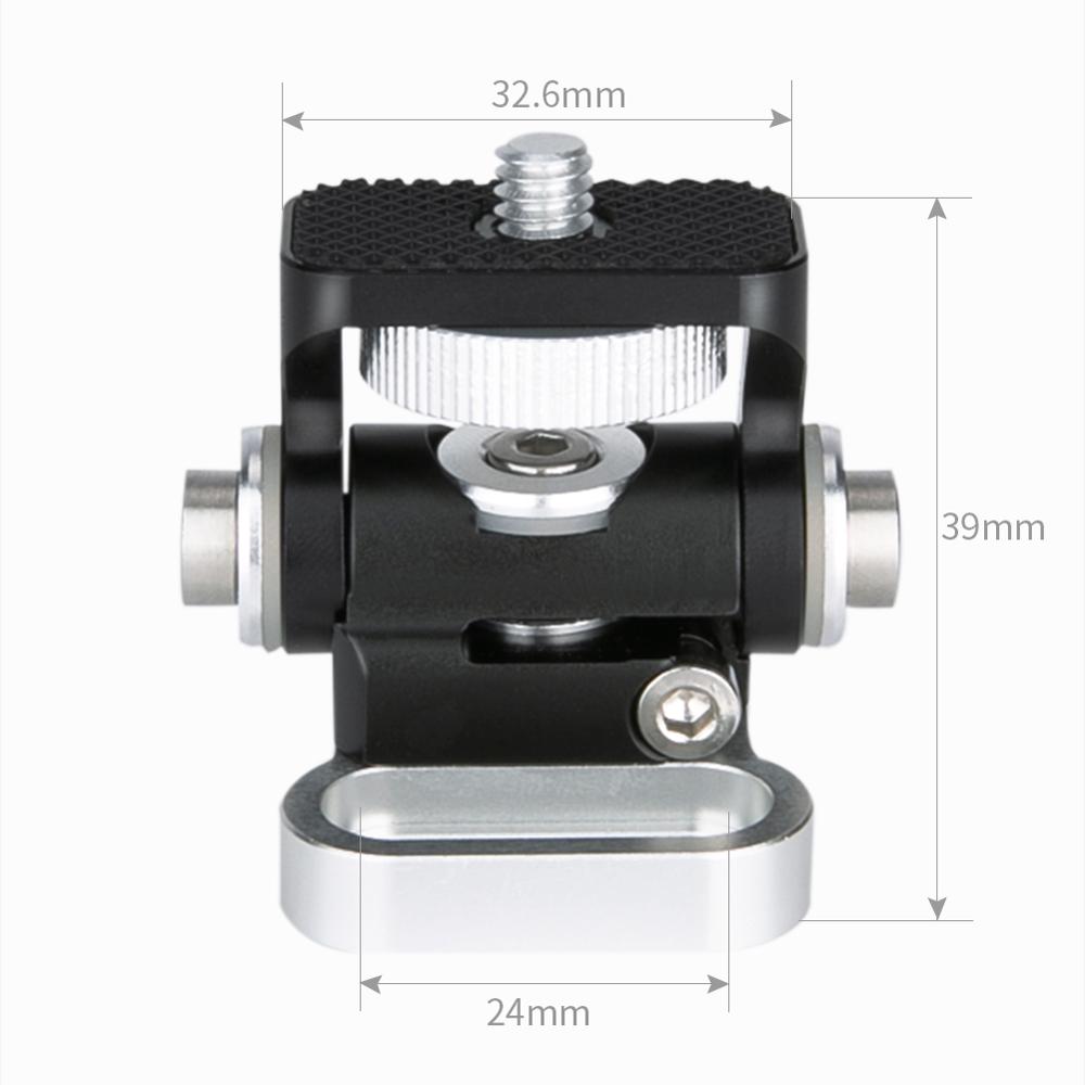 Niceyrig rotação 360 ° e inclinação 170 ° suporte de monitor ajustável para câmera gaiola equipamento monitor