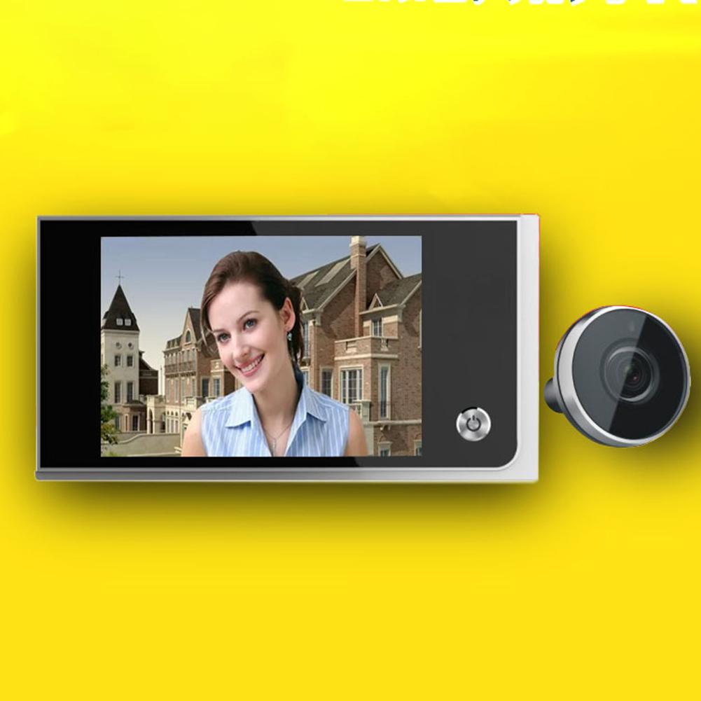 3.5 tommer lcd digital kiggehul visning sikkerhed kamera skærm smart video dørklokke