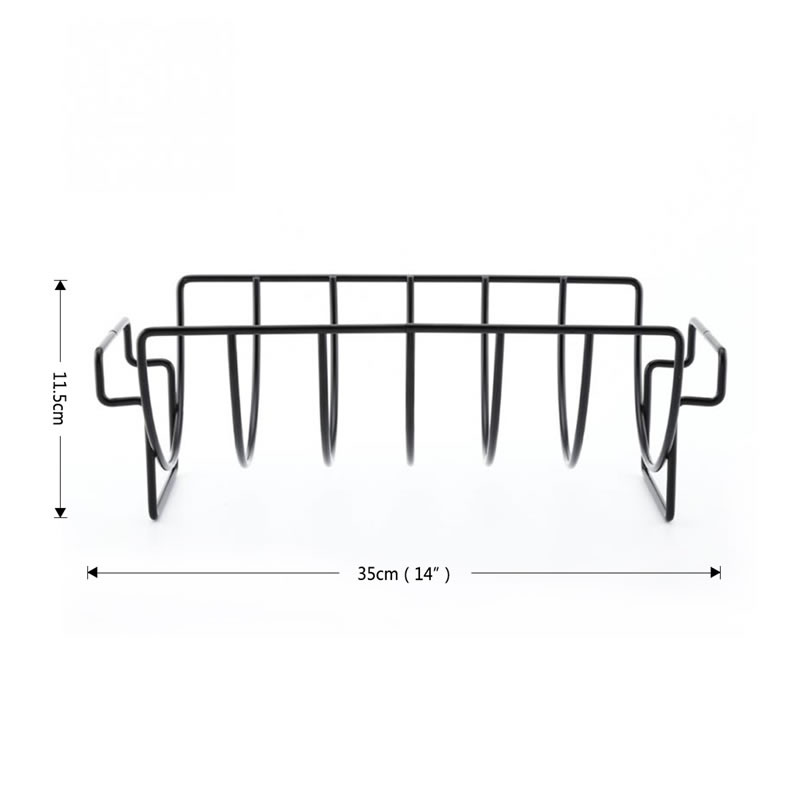 Jern ribbe rack traeger grill grill bbq tilbehør flerbruks utendørs grilling kylling biff rack kjøkken kjøtt fjærfe verktøy