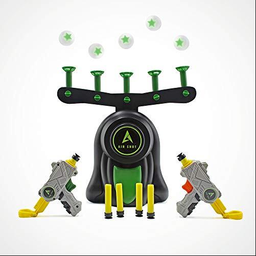 Floating Ball Shooting Game Air Shot Hovering Foam Ball for Season & Parties Fun Party Supplies: 2  gun set
