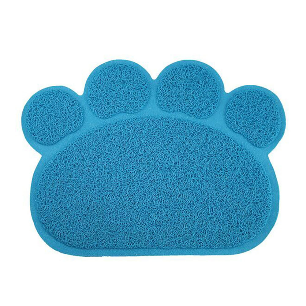 Pfote Geformt Katzenstreu matt Wurf Fangen Pad Wasserdichte PVC Haustier Hundefutter Matten Fütterung Tischset Einfach Waschen Nicht-Unterhose Boden Pads