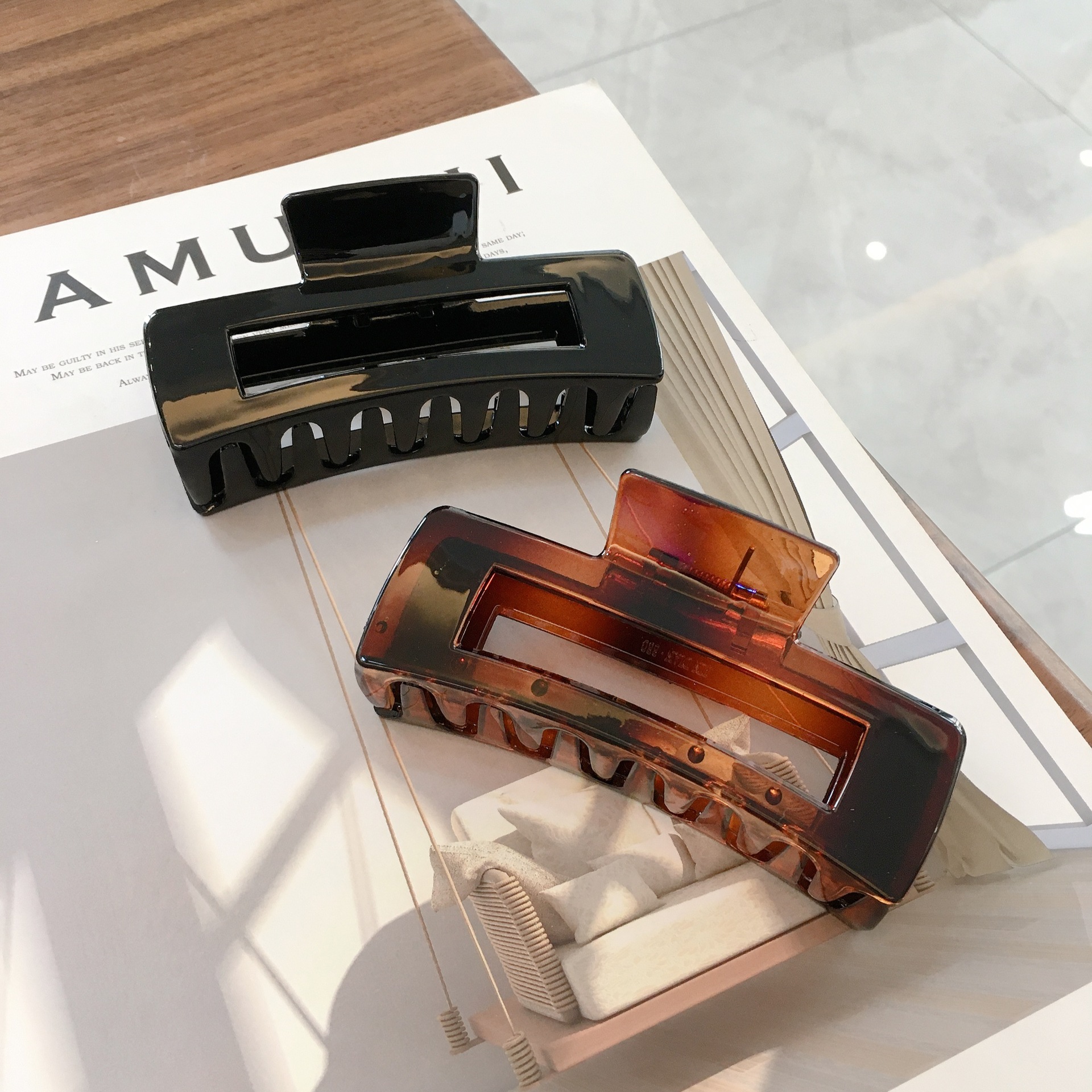 Matte Solid Haar Klauwen Clear Acryl Haar Clips Haarspelden Haarspeldjes Hoofddeksels Voor Vrouwen Meisjes Haar Accessoires