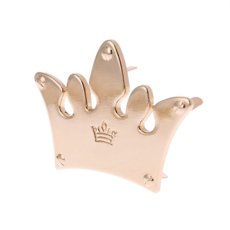 Bolso de Metal con forma de corona, decoración para manualidades, bolsos de hombro, accesorios de Hardware 62KE