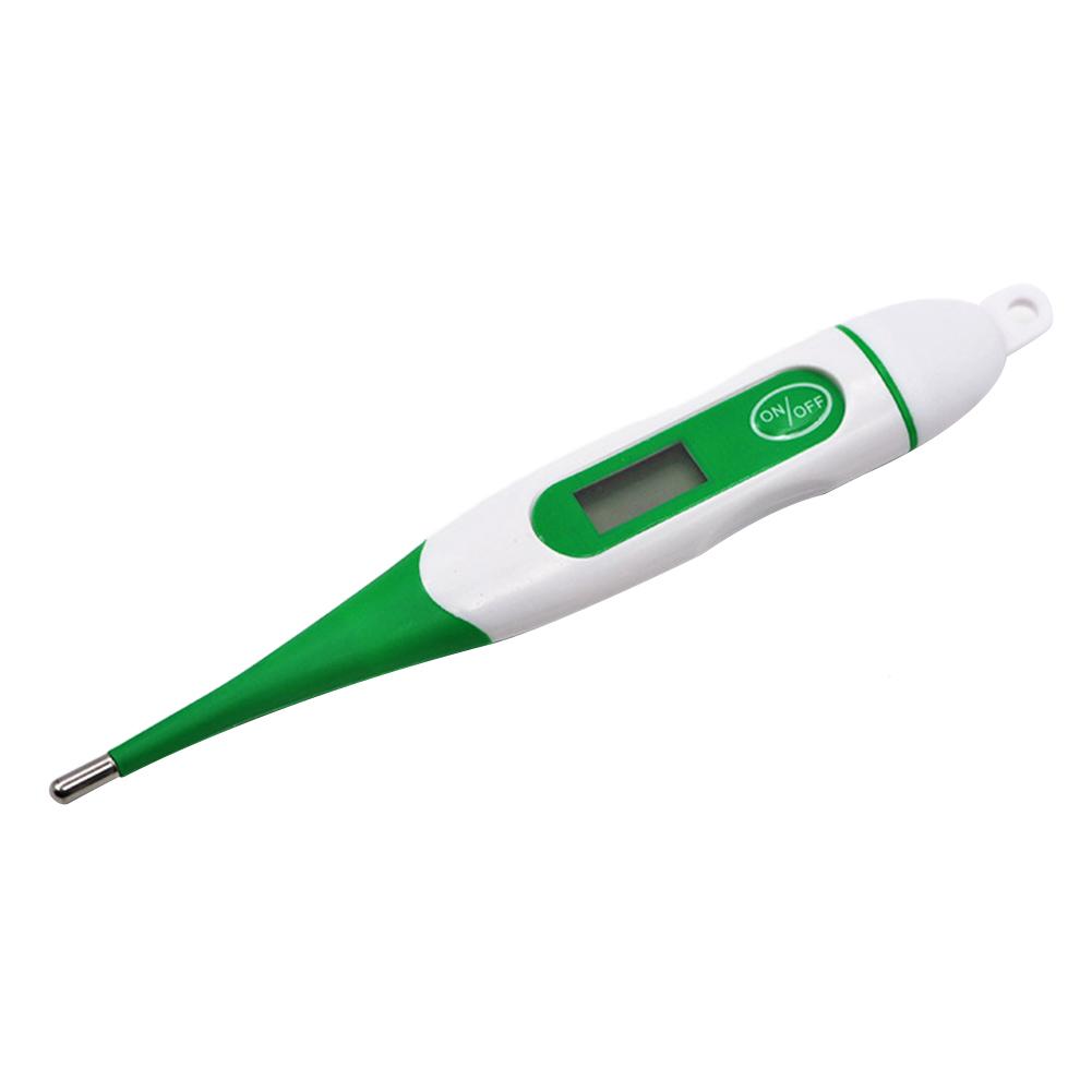 Elektronisk termometer led gris hund ko får husdjur special termometer med mjuk huvud vattentät termometer abs mjuk huvud termometer